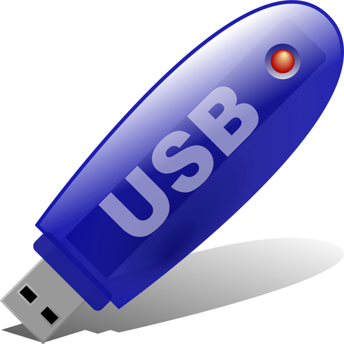 Graphiques vectoriels USB memory stick