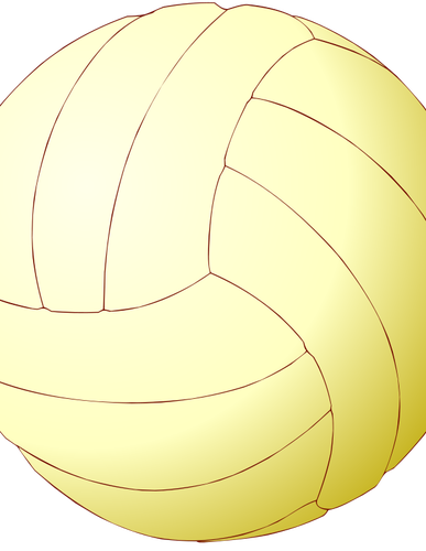 Volleyball-Ball-Vektor-illustration