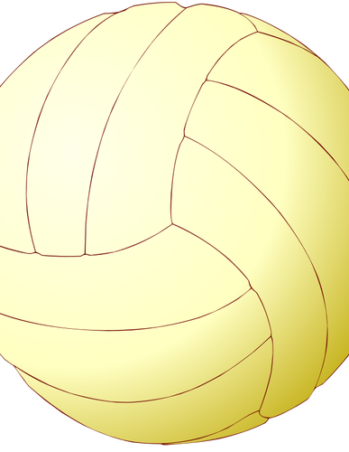 Volleyball ball vector illustration