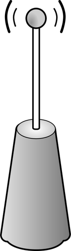 Langattoman lähettimen vektorikuvake