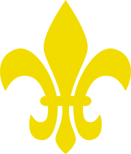 Een fleur-de-lis vector afbeelding