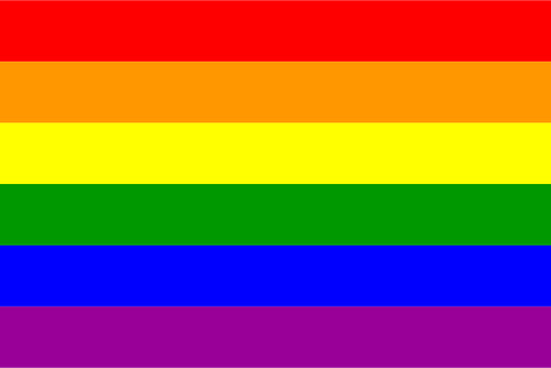 Gay pride-flagget i vektorformat