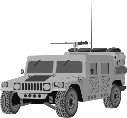 Hummer vektor ilustrasi