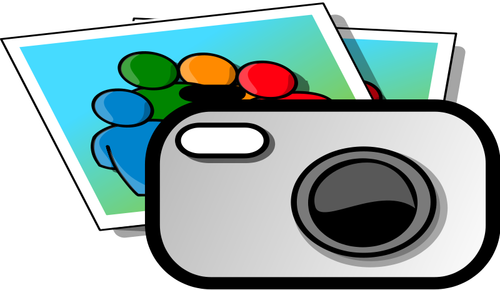 Foto camera vectorillustratie