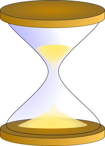 Sandglass timer vector afbeelding