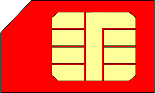 Image de vecteur de carte SIM