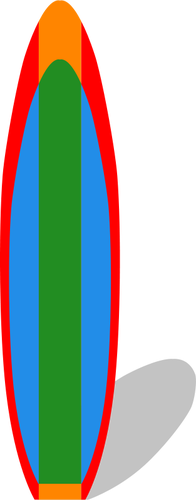 Image clipart vectoriel planche de surf