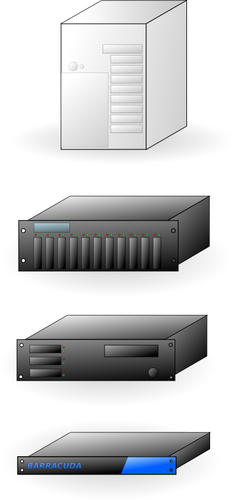 Internetserver-Vektor-illustration