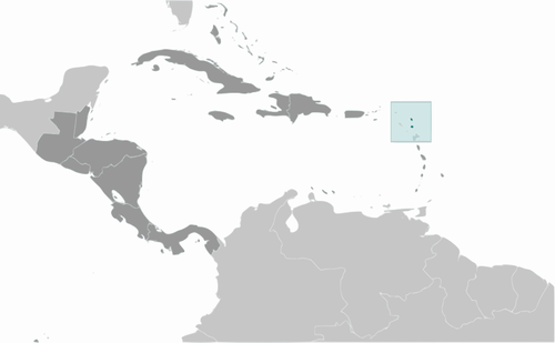 Ubicación de antigue y Barbuda