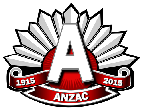 Logo di Anzac rosso