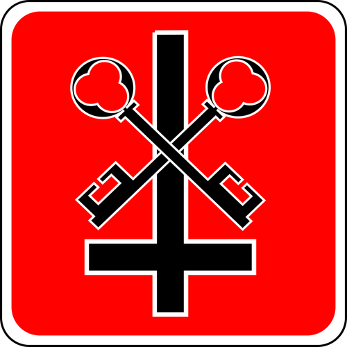 Apostel Petrus Symbol-Farbe