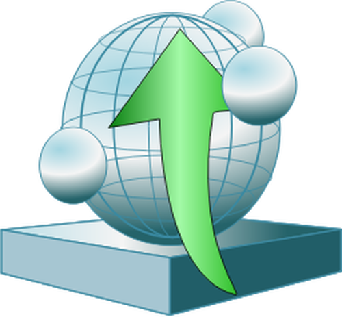 Plataforma de servidor de aplicación imagen vectorial