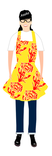 Girl in apron
