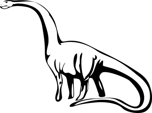 Aperçu des graphiques vectoriels de dinosaure