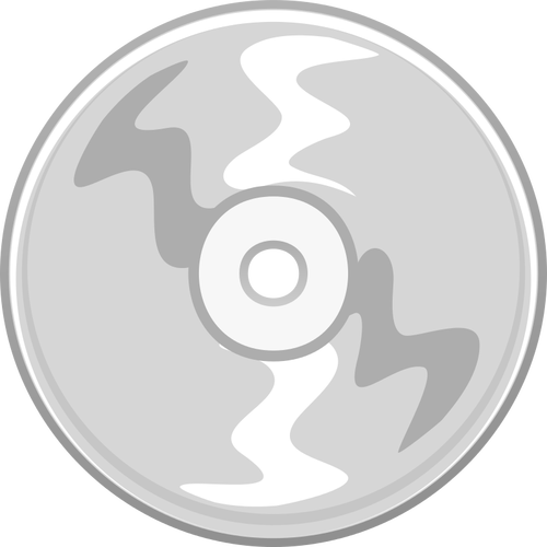 Vector illustraties van grijze compact disc