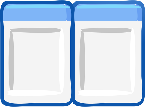 Computer vensters gerangschikt naast elkaar pictogramafbeelding vector