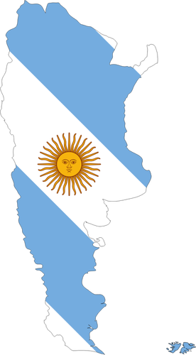 Mapa Argentiny s MAS
