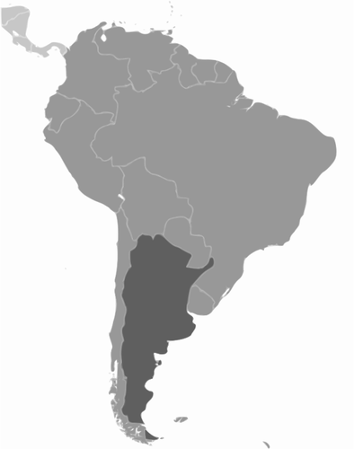 Mapa Argentiny