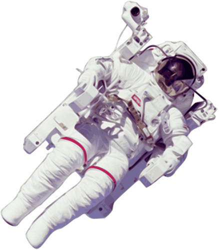 Astronaut vektorritning