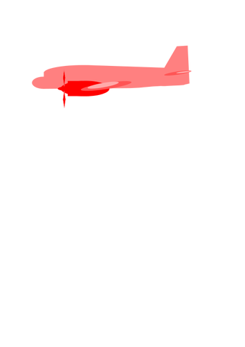 Rött flygplan