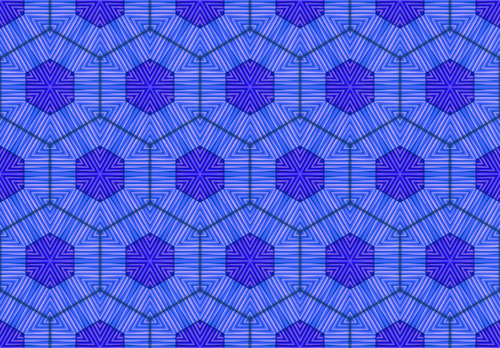 Bakgrundsmönster med blå hexagoner