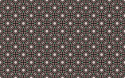 Taustakuvio, jossa on päällekkäisiä ympyröitä vektorikuva