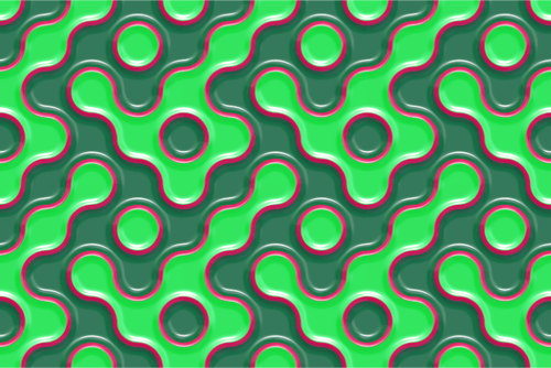 緑のスライム泡パターン