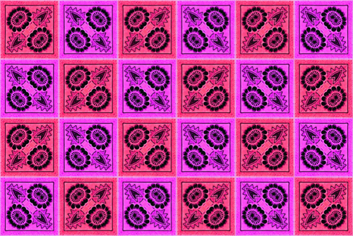 Background pattern in pink tiles