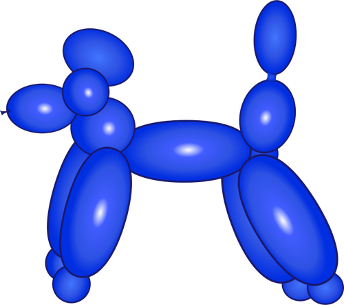 Ballon hond vector afbeelding