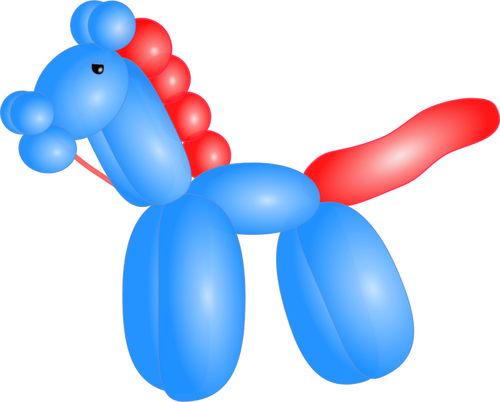 Balloon horse vector image