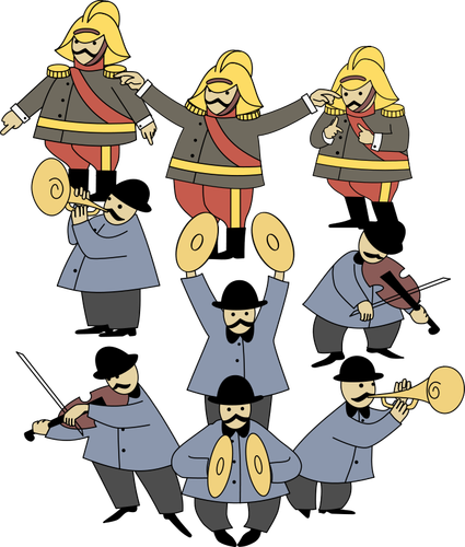 Orkester vektor illustration