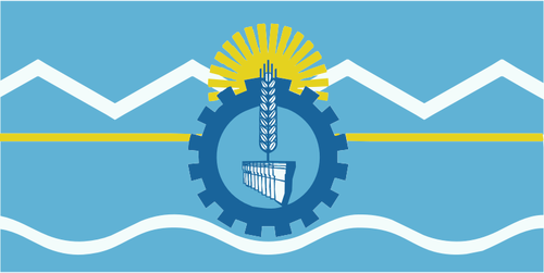 Drapeau de la Province de Chubut, Argentine