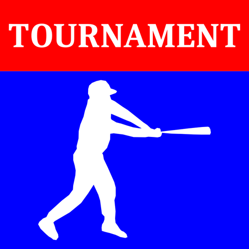 Grafis vektor icon turnamen baseball