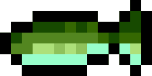 पिक्सेल बास मछली