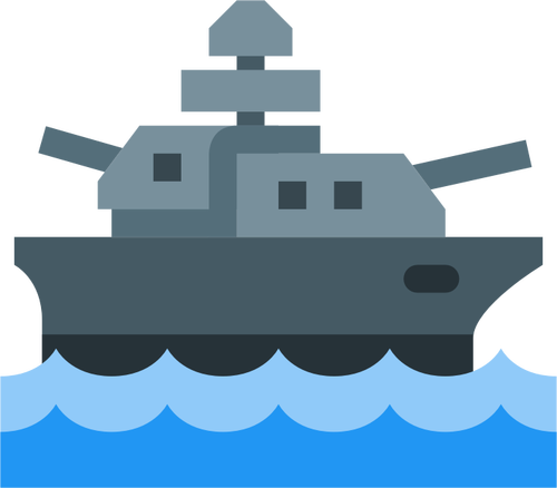 Bitevní loď kresba