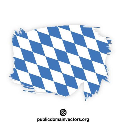 Окрашенные флаг Баварии