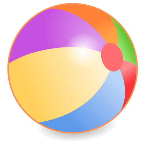 Vektör grafikleri beach Ball