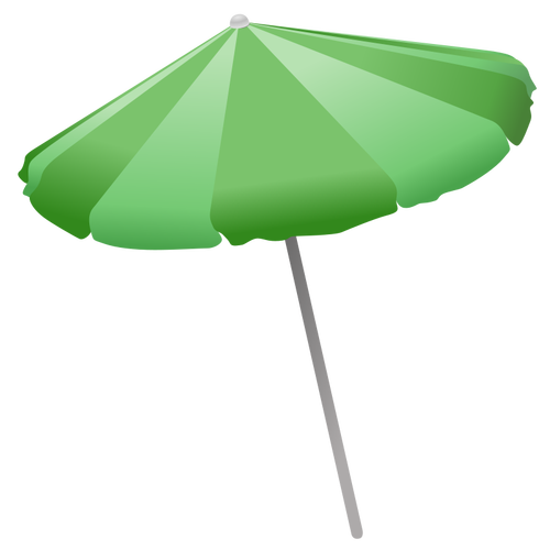 Plage parasol vector clipart