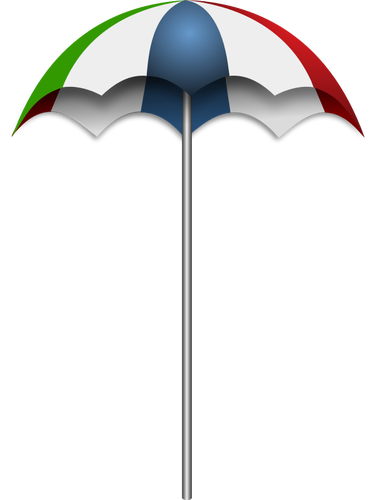 Beach umbrella vector de la imagen