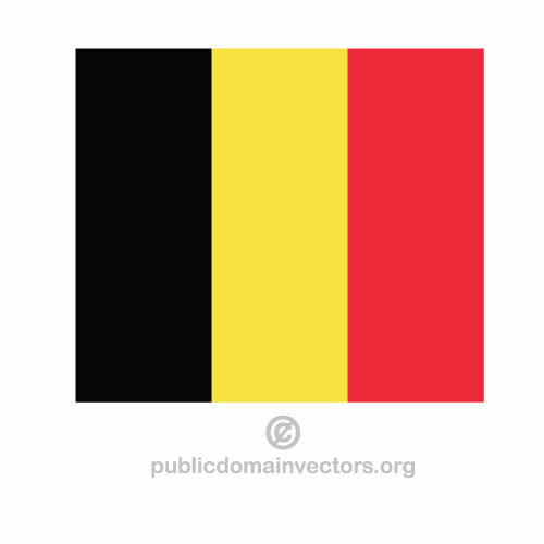 Bendera Belgia vektor