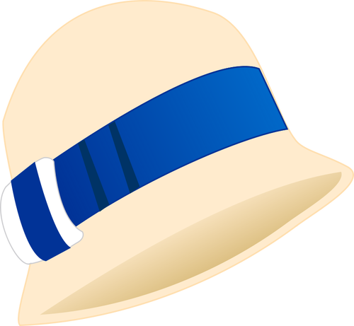 Feminin clopot pălărie vector ilustrare