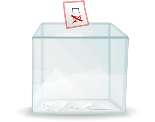 Ballot box vector clip art