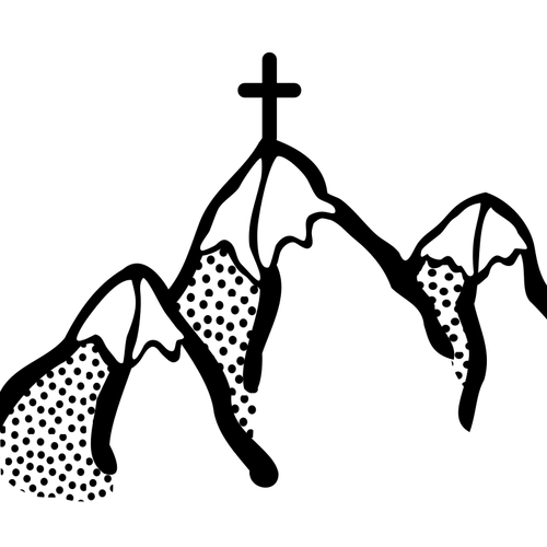 Montañas con Cruz