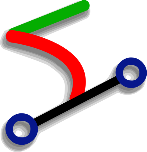 ColorUL Безье кривой векторной графики