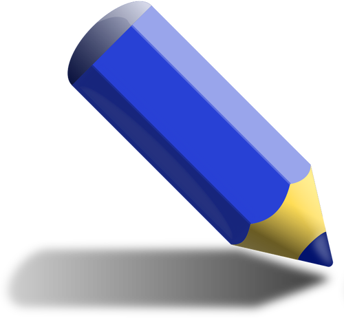 Pensil biru