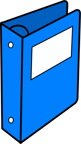 Clipart vectoriel du fichier arch levier bleu