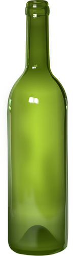 Detailed bottle vector image