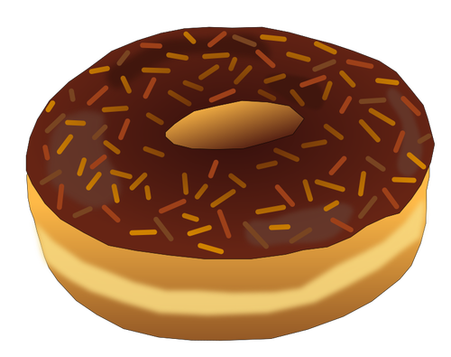 Donut marrom