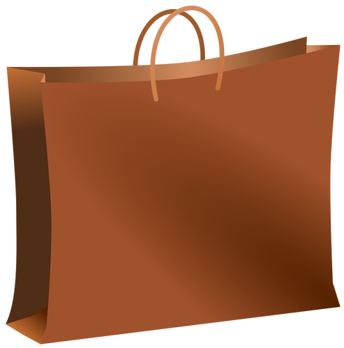 Brown bag vector graphics