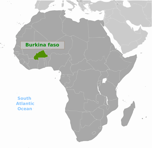 Imagine de vector Burkina Faso